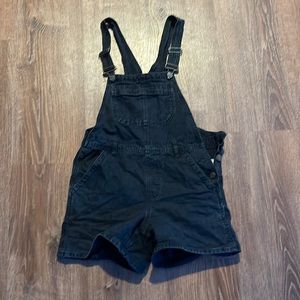 Black overalls